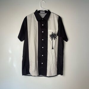 766. Hawalili Men’s Crisp Button Down Bowling or Hawaiian Shirt